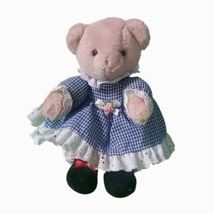 Gund Cream Plush with Red Star Design